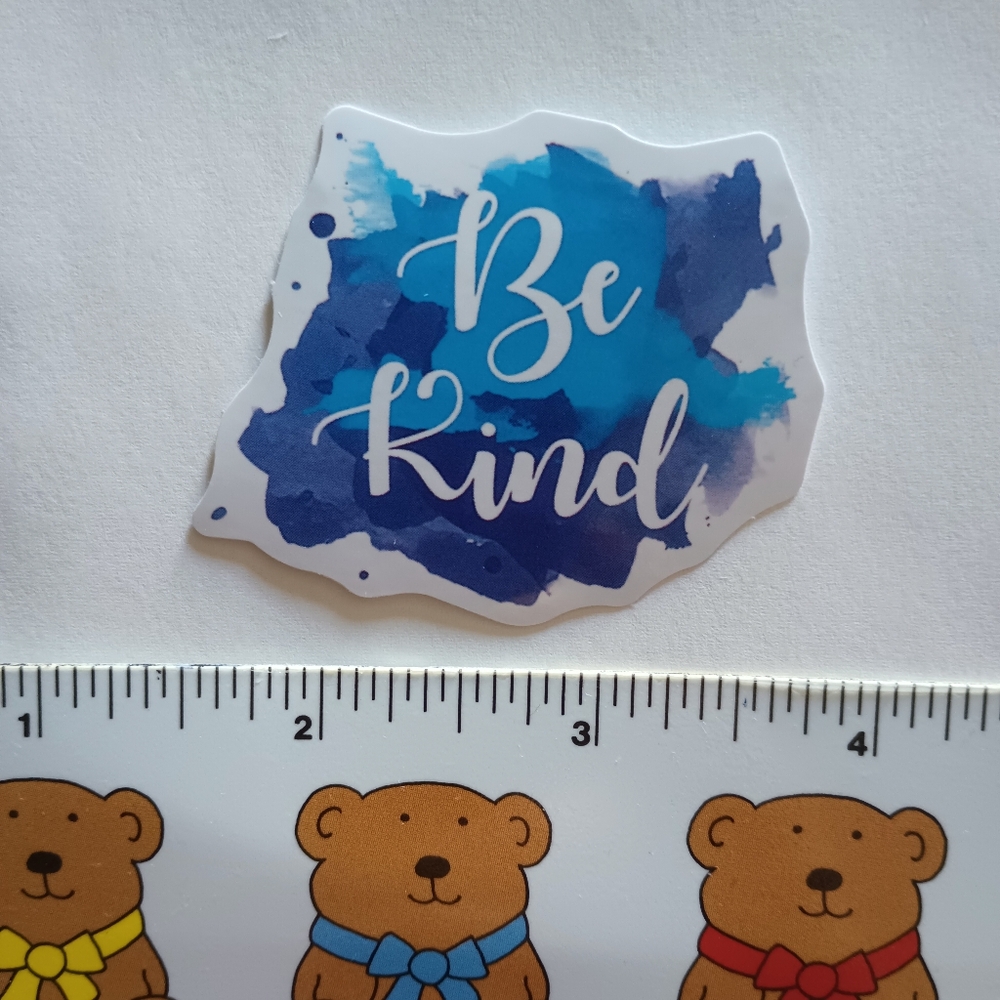10/$10 Inspirational Positivity Be Kind Peace Love Encourage Flower Sticker